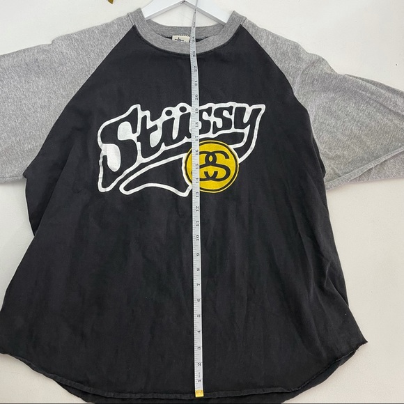 Vintage Stussy Longsleeve Shirt Women’s size Large Made in USA Stussy - Picture 4 of 6